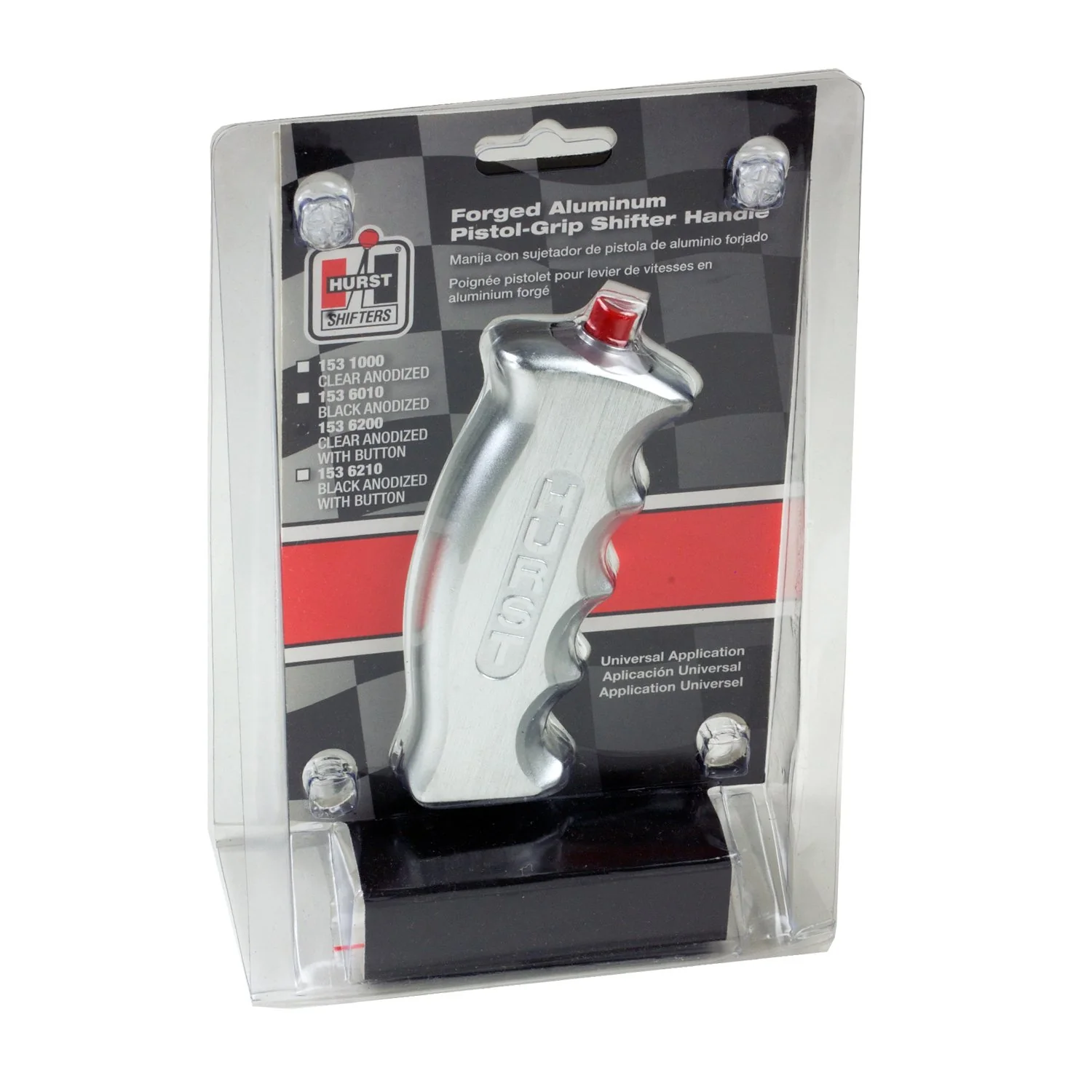 Hurst Billet/ Plus Pistol Grip Shift Handle w/ 12V Switch [Universal ] 1536200 - Raw - Image 3