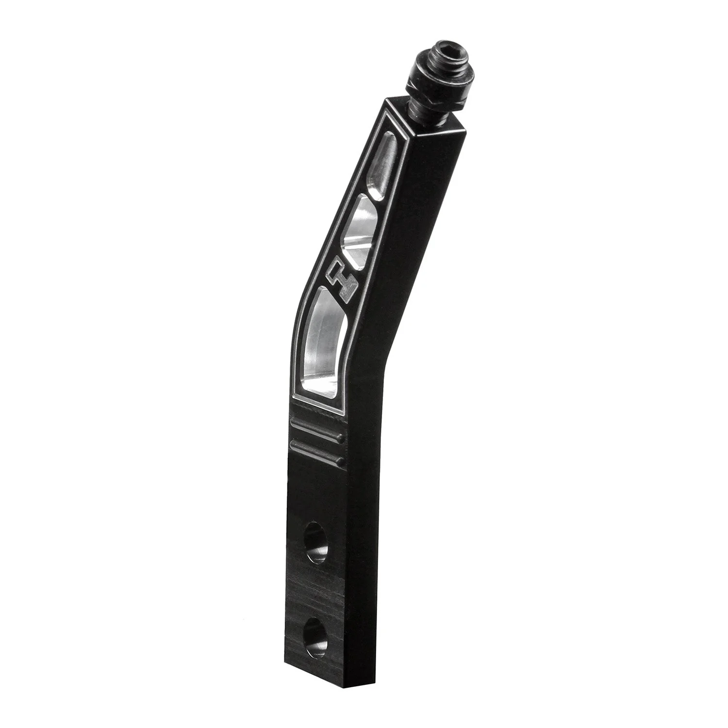 Hurst Billet/ Plus Shifter Stick (6.00-in Tall - 1.875-in Setback) 5389023 - Black/ Machined - Image 2