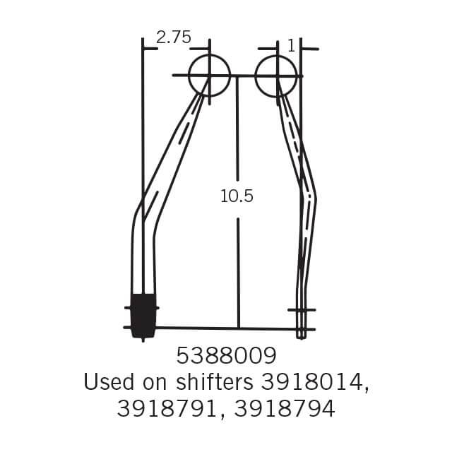 Hurst Competition/ Plus Shifter Stick (10.5-in Tall - 2.75-in Setback) 5388009 - Chrome - Image 6