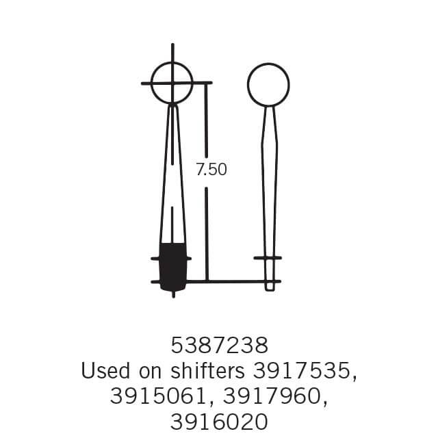 Hurst Competition/ Plus Shifter Stick (7.5-in Tall) 5387238 - Chrome - Image 5