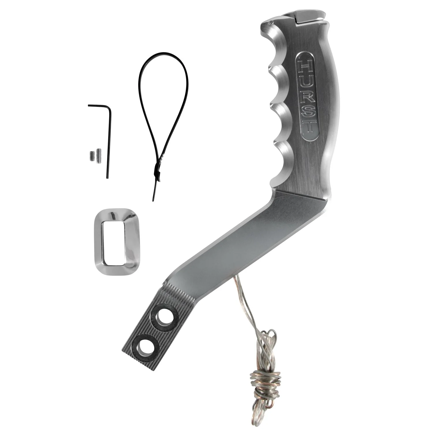Hurst Nitro Stick Shift Handle - 12V Switch (9.33-inch Tall) 5381000 - Anodized Aluminum - Image 3