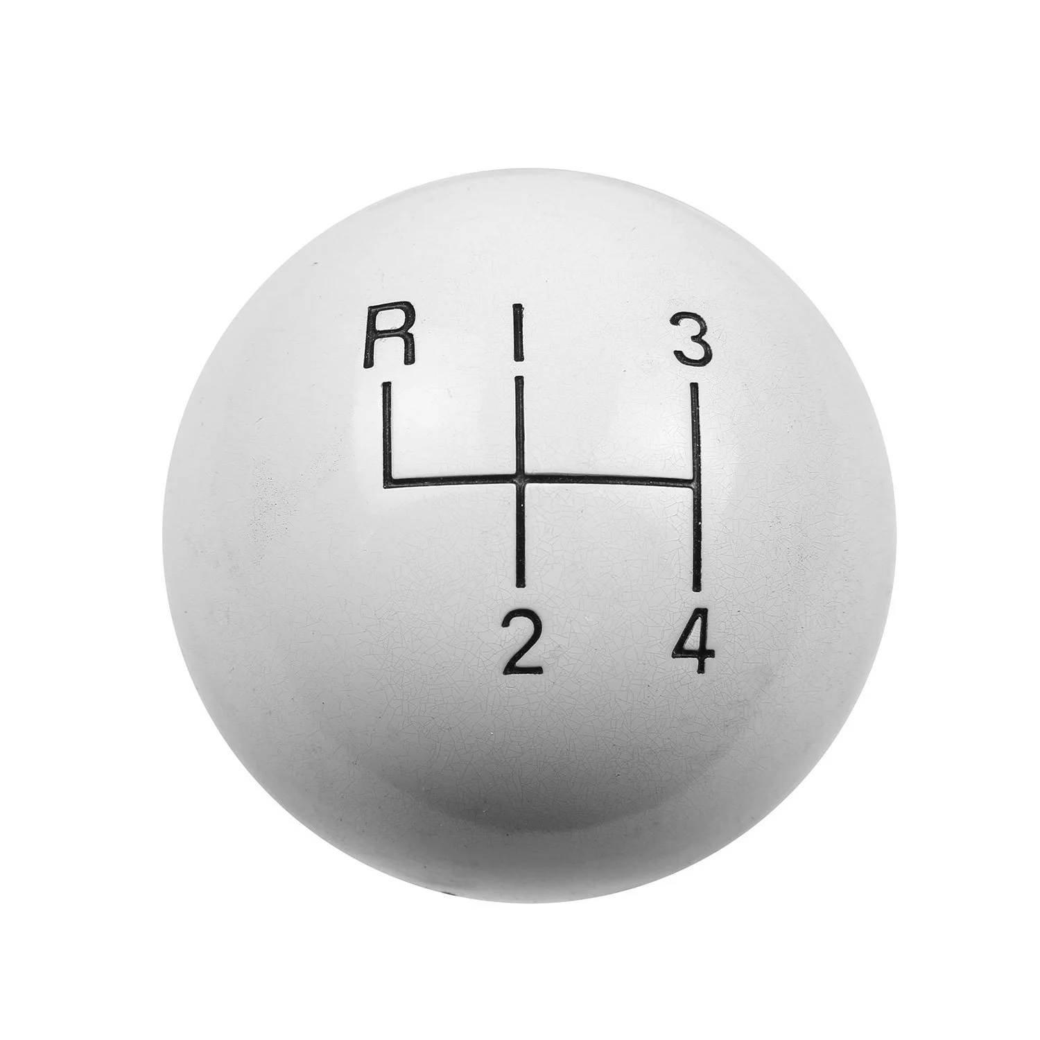 Hurst Shift Knob (4-Speed Upper Left Reverse) [3/8-16 Threads] White or Black/ Hurst Engraved - Image 3