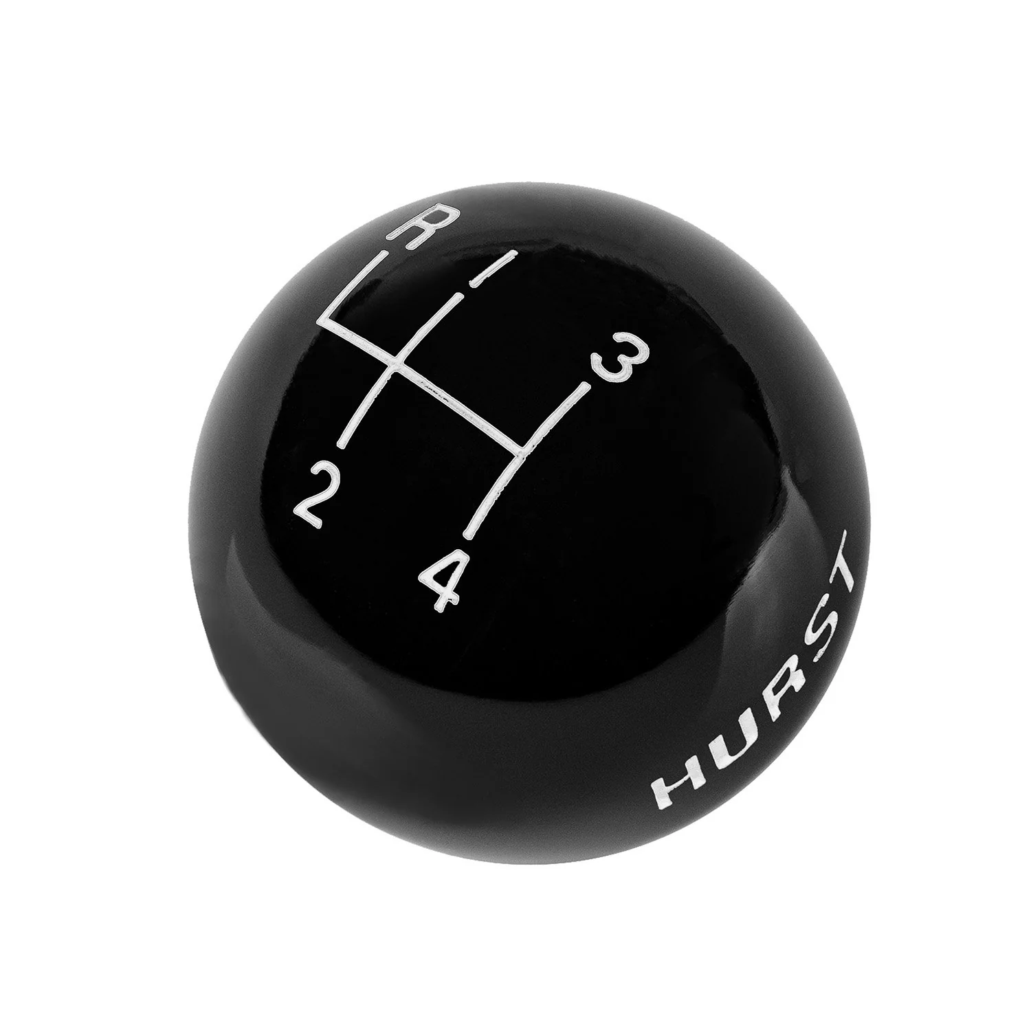 Hurst Shift Knob (4-Speed Upper Left Reverse) [3/8-16 Threads] White or Black/ Hurst Engraved - Image 5