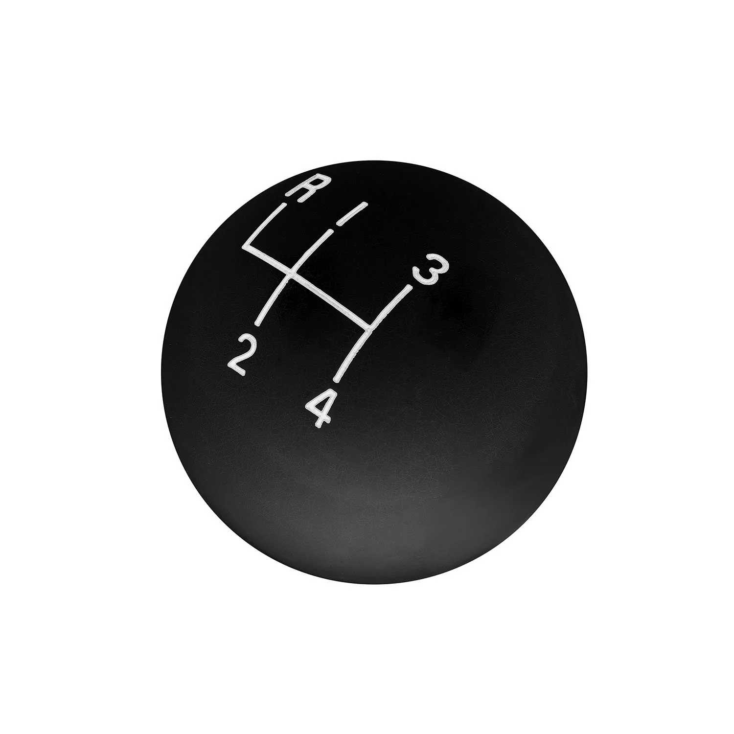 Hurst Shift Knob (4-Speed Upper Left Reverse) [3/8-16 Threads] White or Black/ Non - Hurst Engraved - Image 2