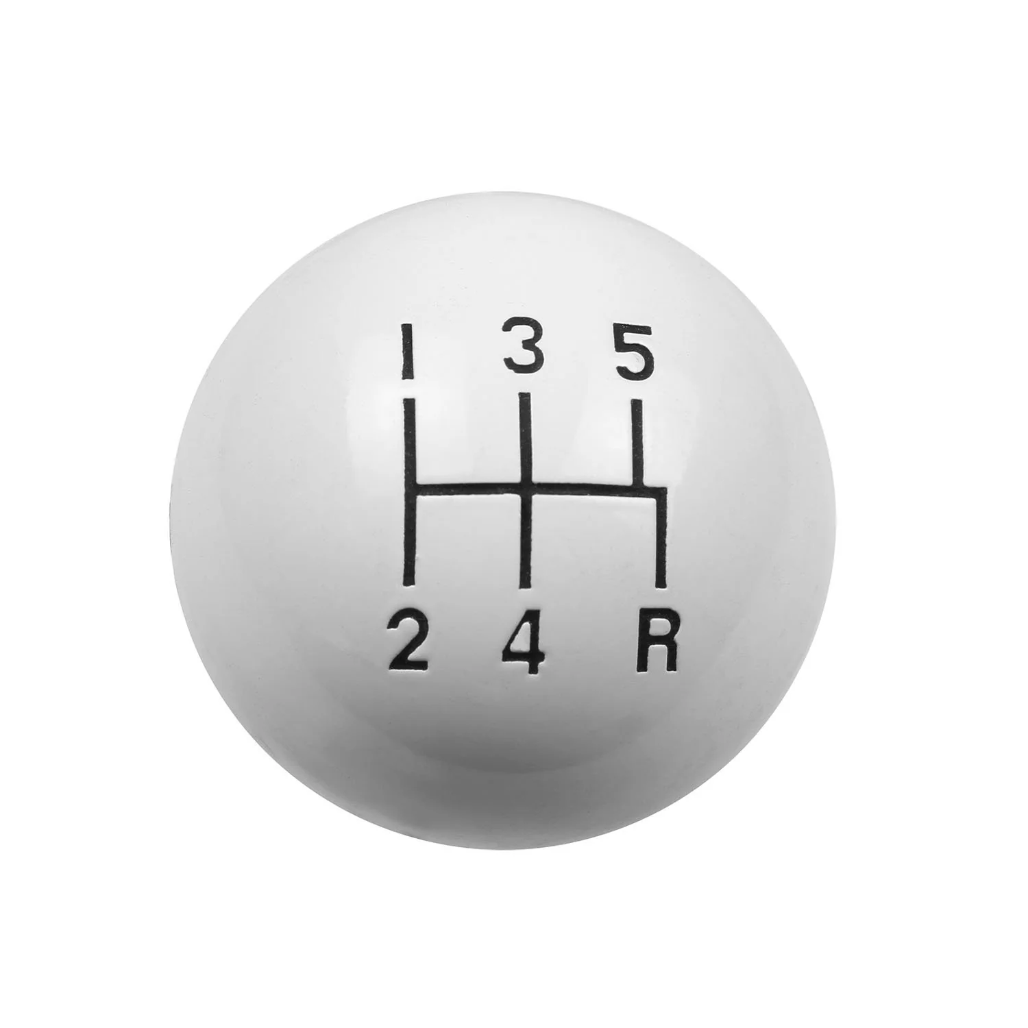 Hurst Shift Knob (5-Speed Lower Right Reverse) [3/8-16 Threads] White or Black - Image 3