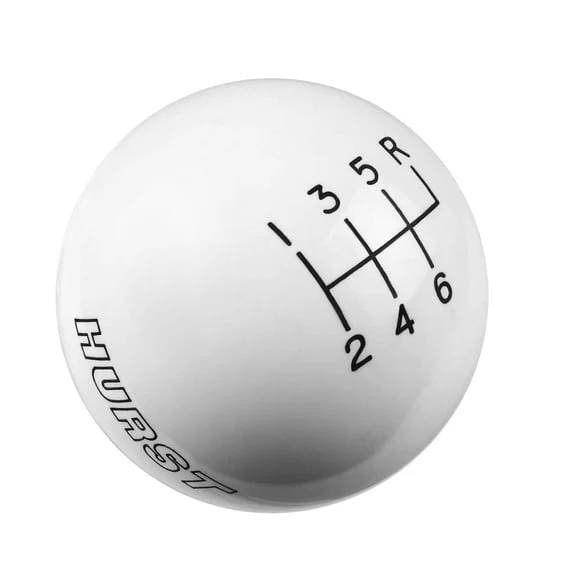 Hurst Shift Knob Corvette C5 (99-04) [6-speed Upper Right Reverse] 9/16-18 Threads - White or Black - Image 4