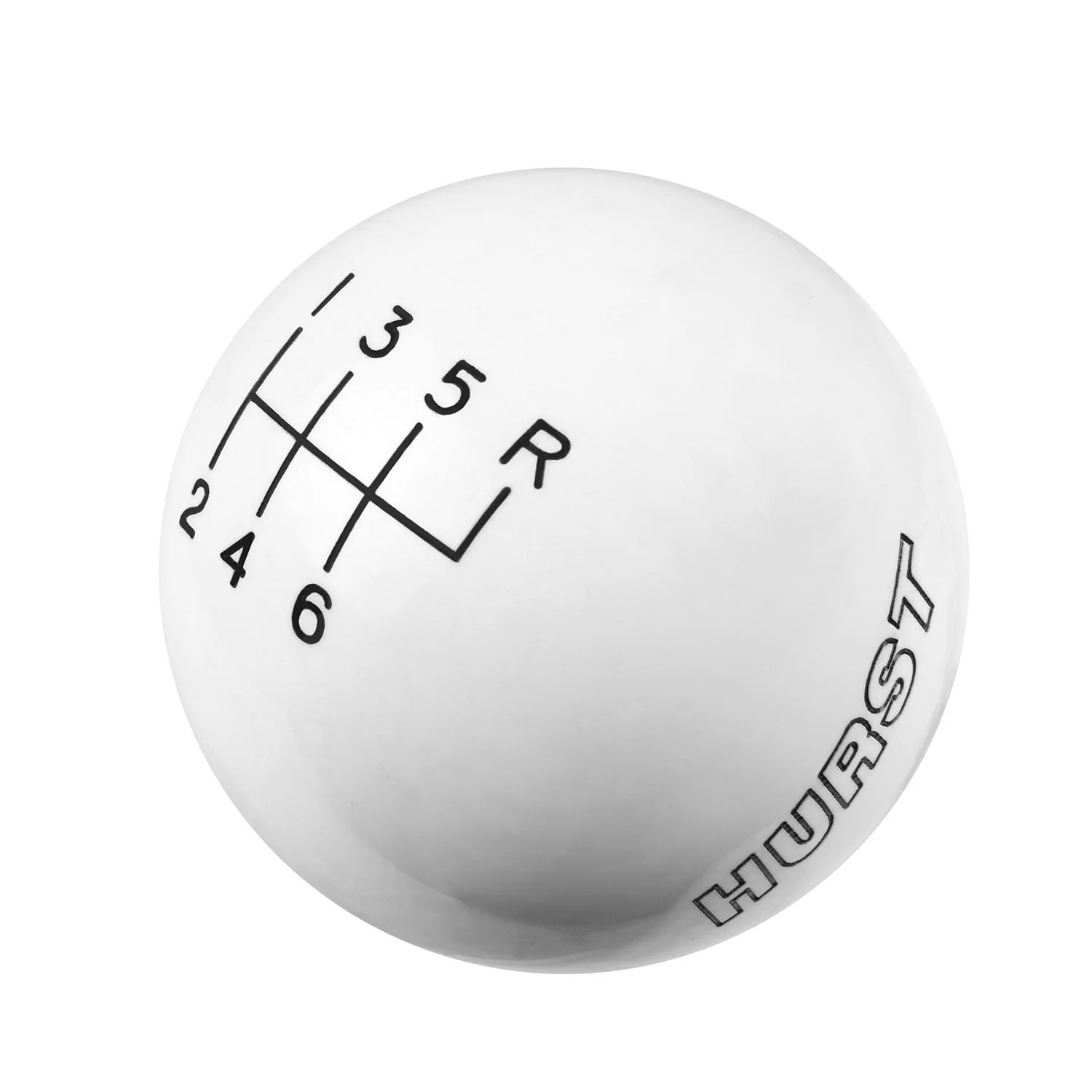 Hurst Shift Knob Corvette C5 (99-04) [6-speed Upper Right Reverse] 9/16-18 Threads - White or Black - Image 5
