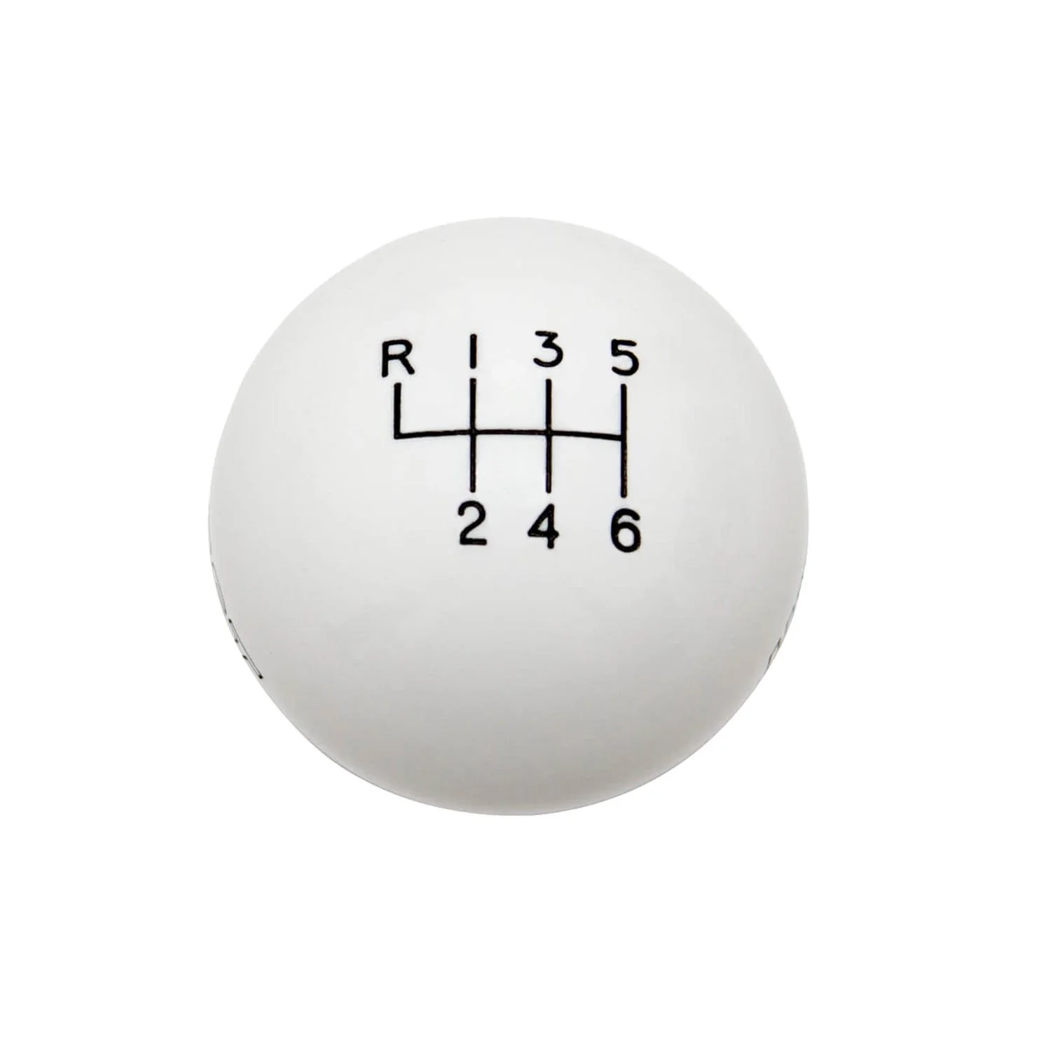 Hurst Shift Knob Ford Mustang/ Focus ST/ Focus RS/ Fiesta ST (14-23) 6-Speed Upper Left Reverse [M12 x 1.25 Thread] 1630225 - White - Image 3