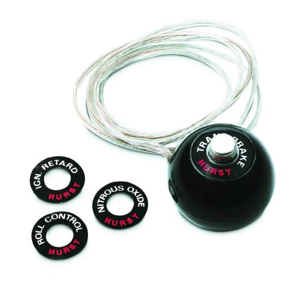 Hurst Shift Knob (No Pattern 12 Volt Switch) [7/16-20 Threads] 1630050 -  Black