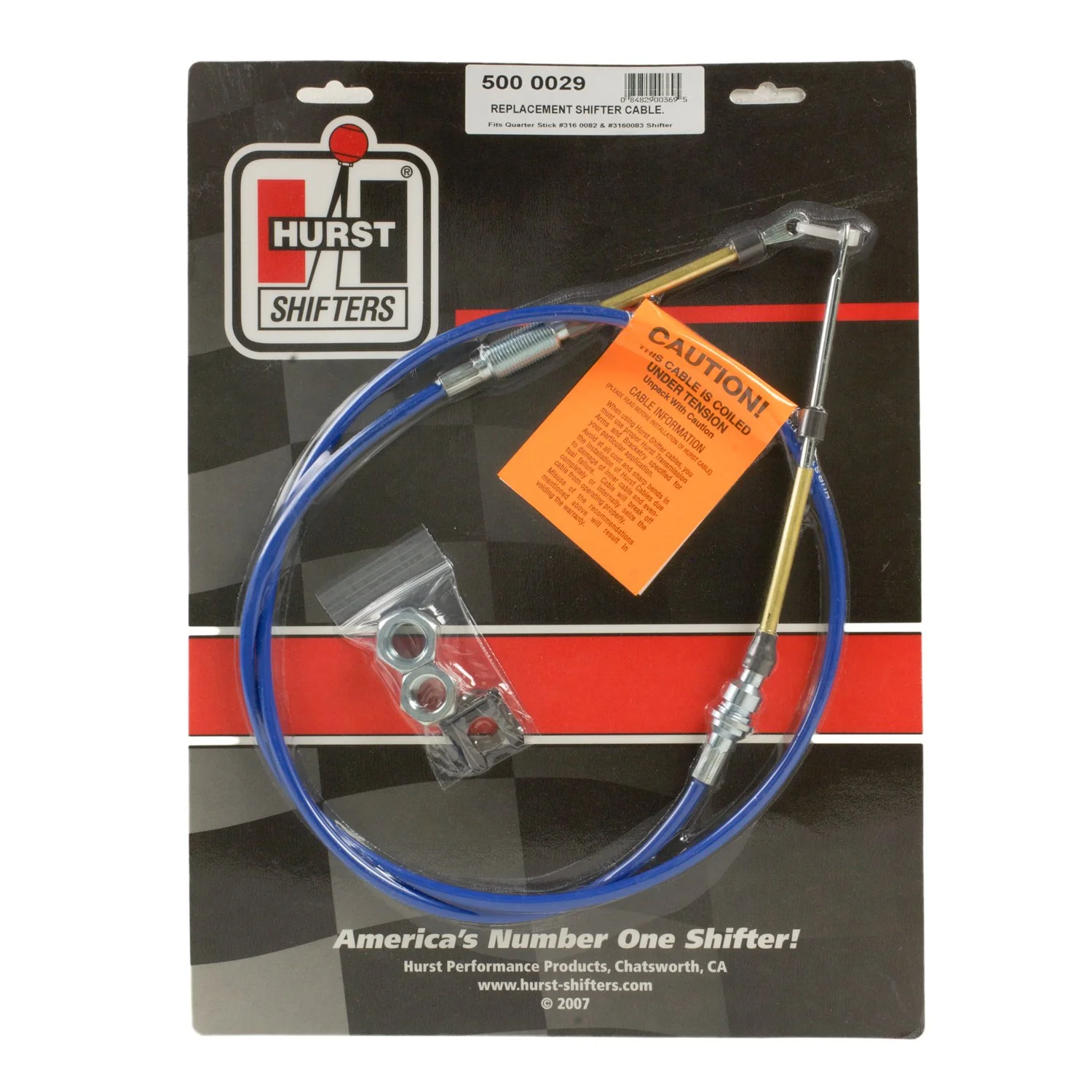 Hurst Shifter Cable (5-foot Length) 5000029 - Blue - Image 3