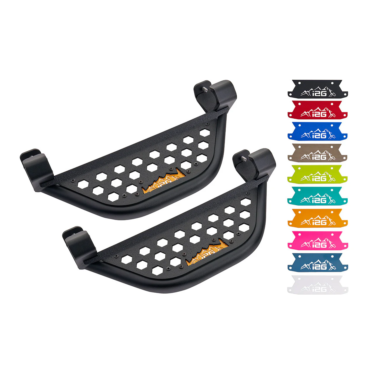 IAG Offroad Side Step Add-on for Ford Bronco (2021-2026) EZ-Step with Black Powder Coat Finish - Image 17