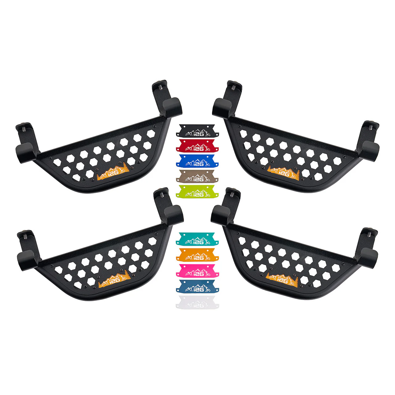 IAG Offroad Side Step Add-on for Ford Bronco (2021-2026) EZ-Step with Black Powder Coat Finish - Image 18