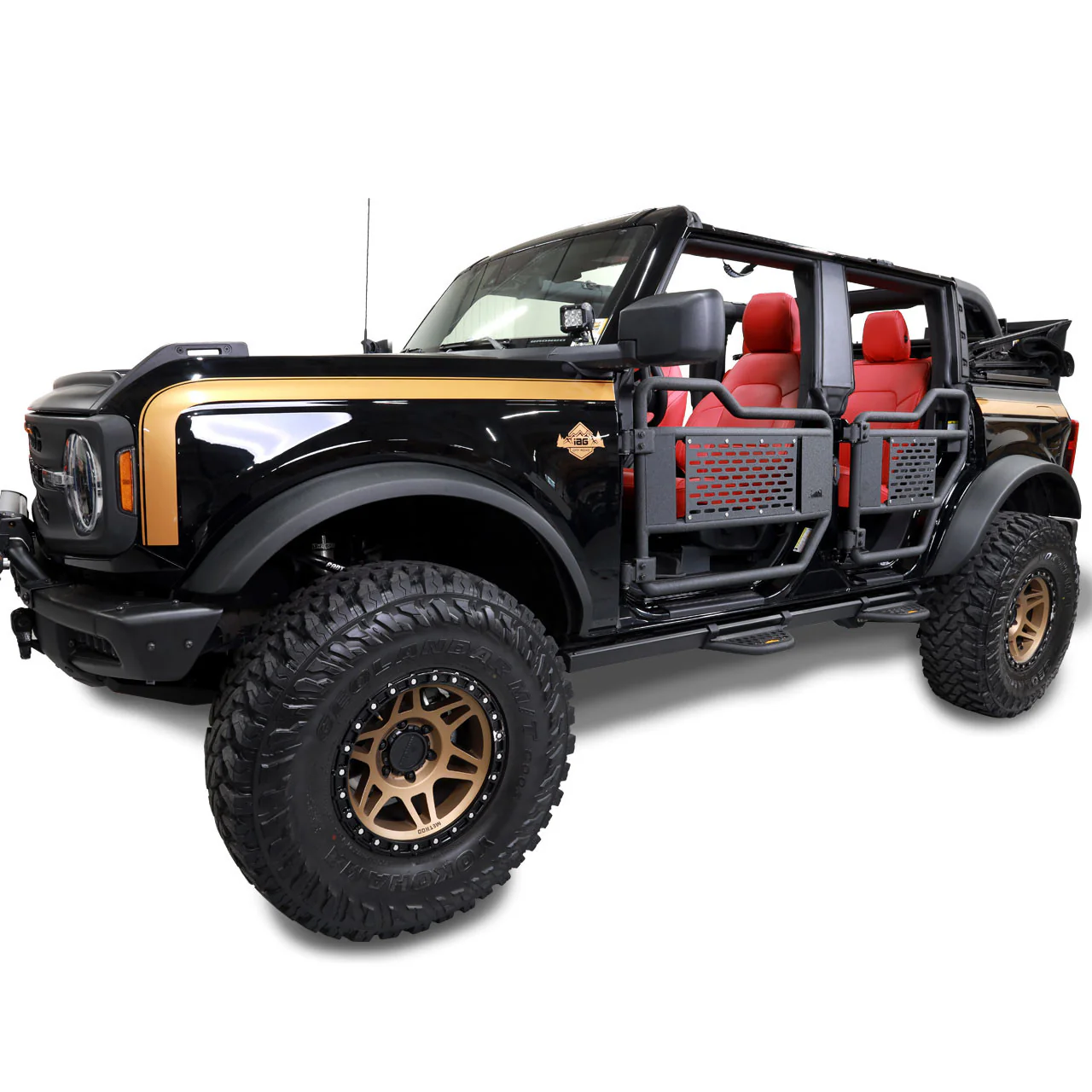 IAG Offroad Tube Doors for Ford Bronco (2021-2026) Front or Rear - Black Powder Coated - Image 17