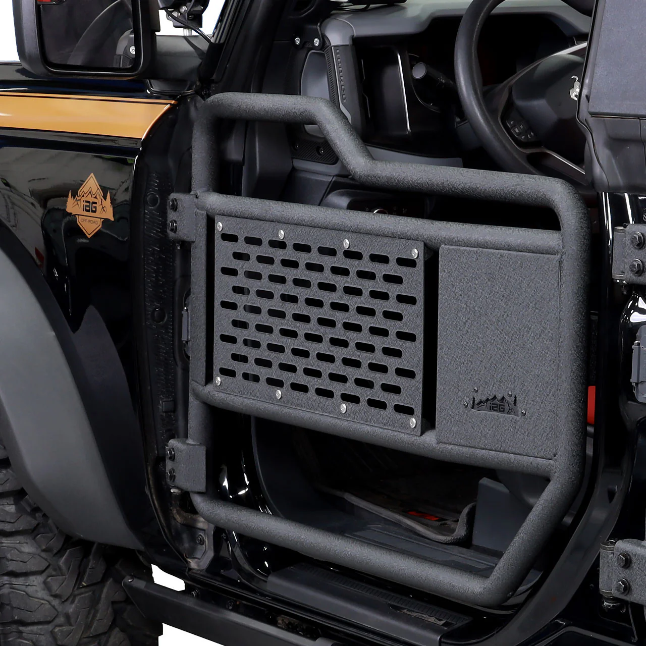 IAG Offroad Tube Doors for Ford Bronco (2021-2026) Front or Rear - Black Powder Coated - Image 7