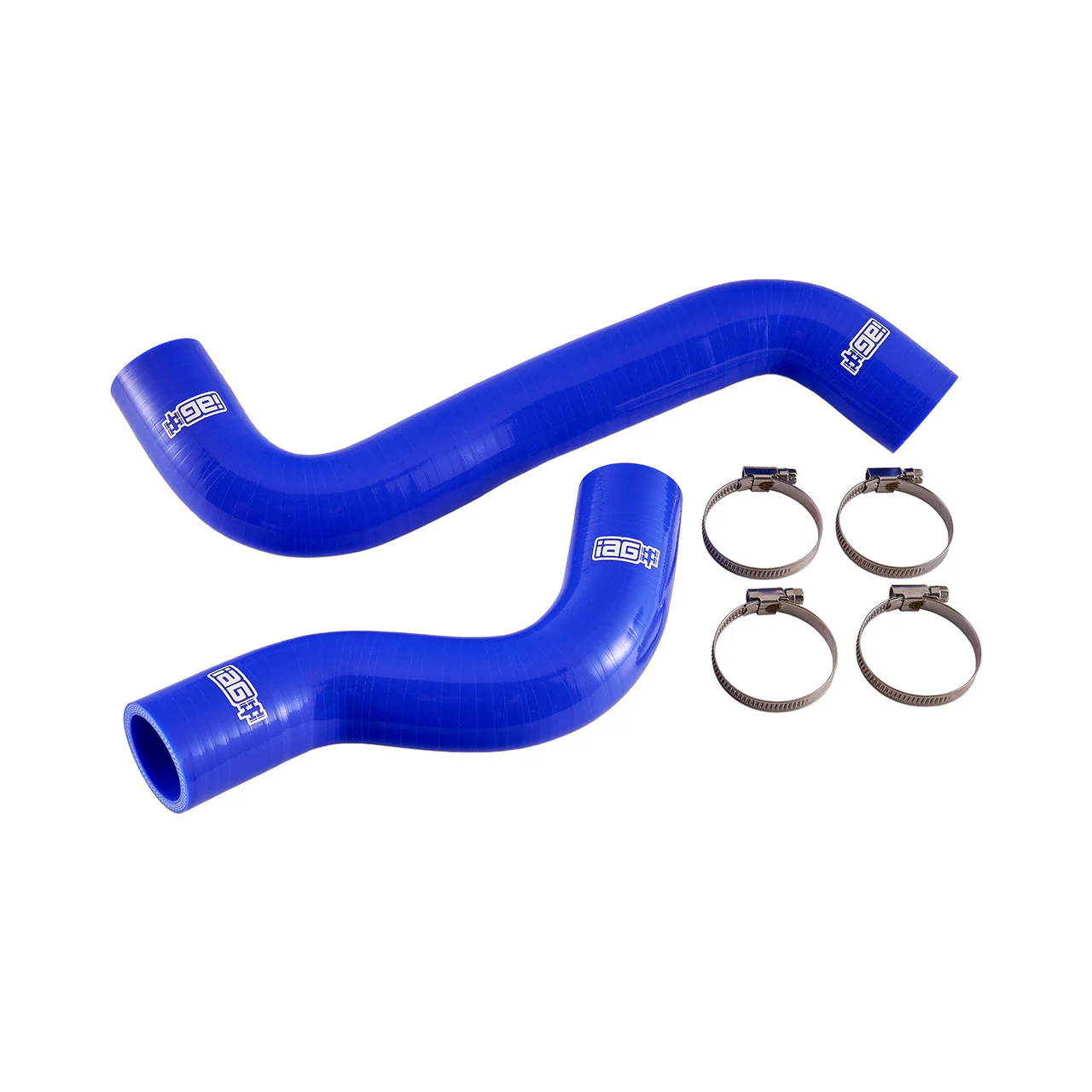 IAG Performance Radiator Hoses for Subaru WRX (2015-2021) Silicone Upper & Lower Kit OE Style Red / Blue / Black - Image 6