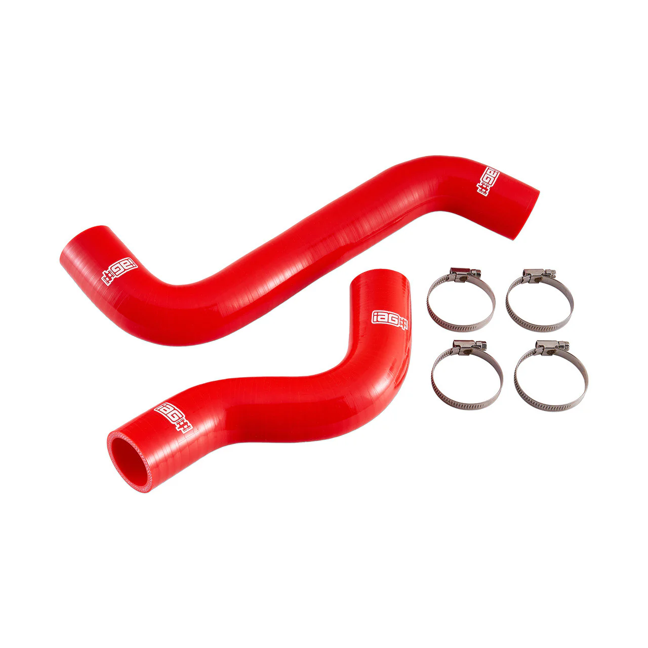 IAG Performance Radiator Hoses for Subaru WRX (2015-2021) Silicone Upper & Lower Kit OE Style Red / Blue / Black - Image 7