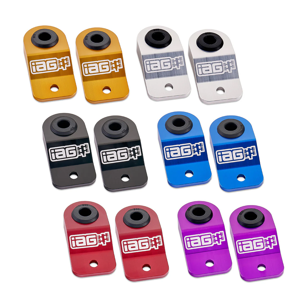 IAG Performance Radiator Stays for Subaru WRX / WRX STI VA (2008-2021) Black / Blue / Gold / Purple / Red / Silver - Image 16