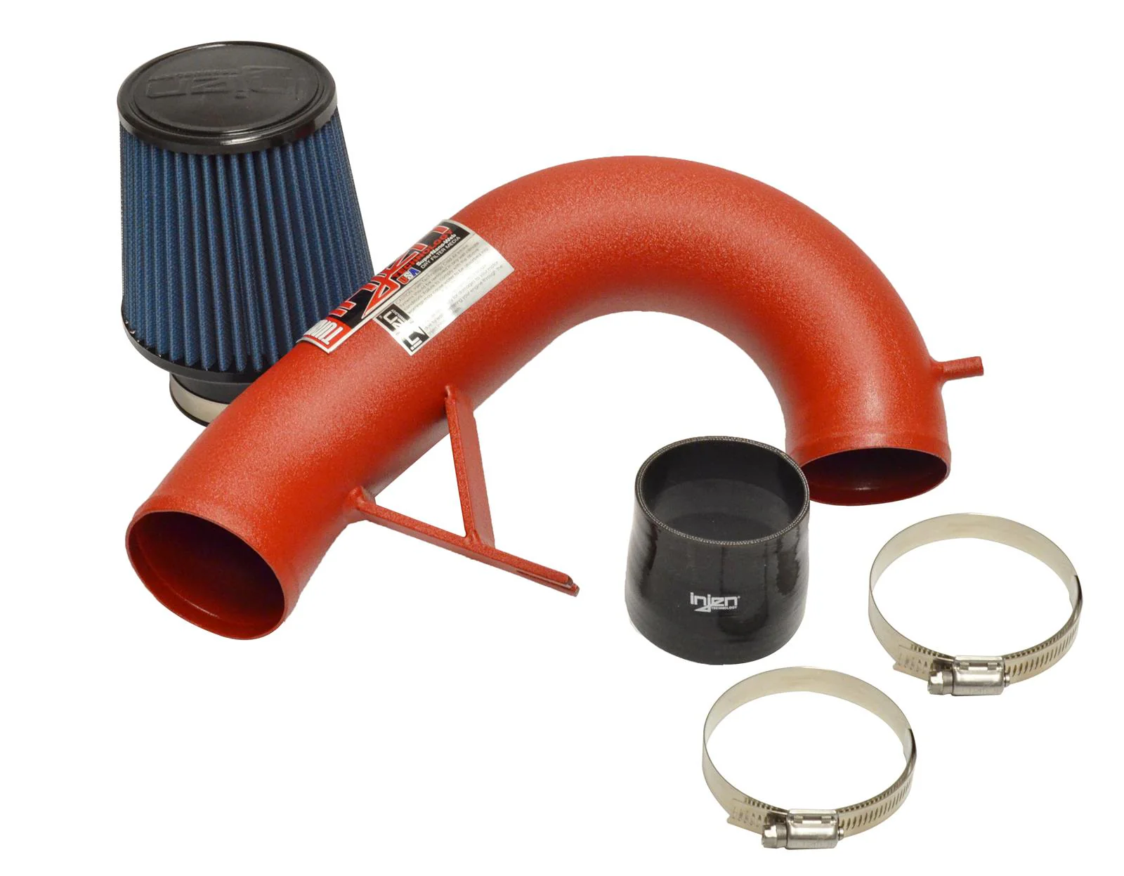 Injen Cold Air Intake Audi A5 Quattro 2.0L Turbo (2018-2020) Polished/ Red/ Black Finish - Image 7
