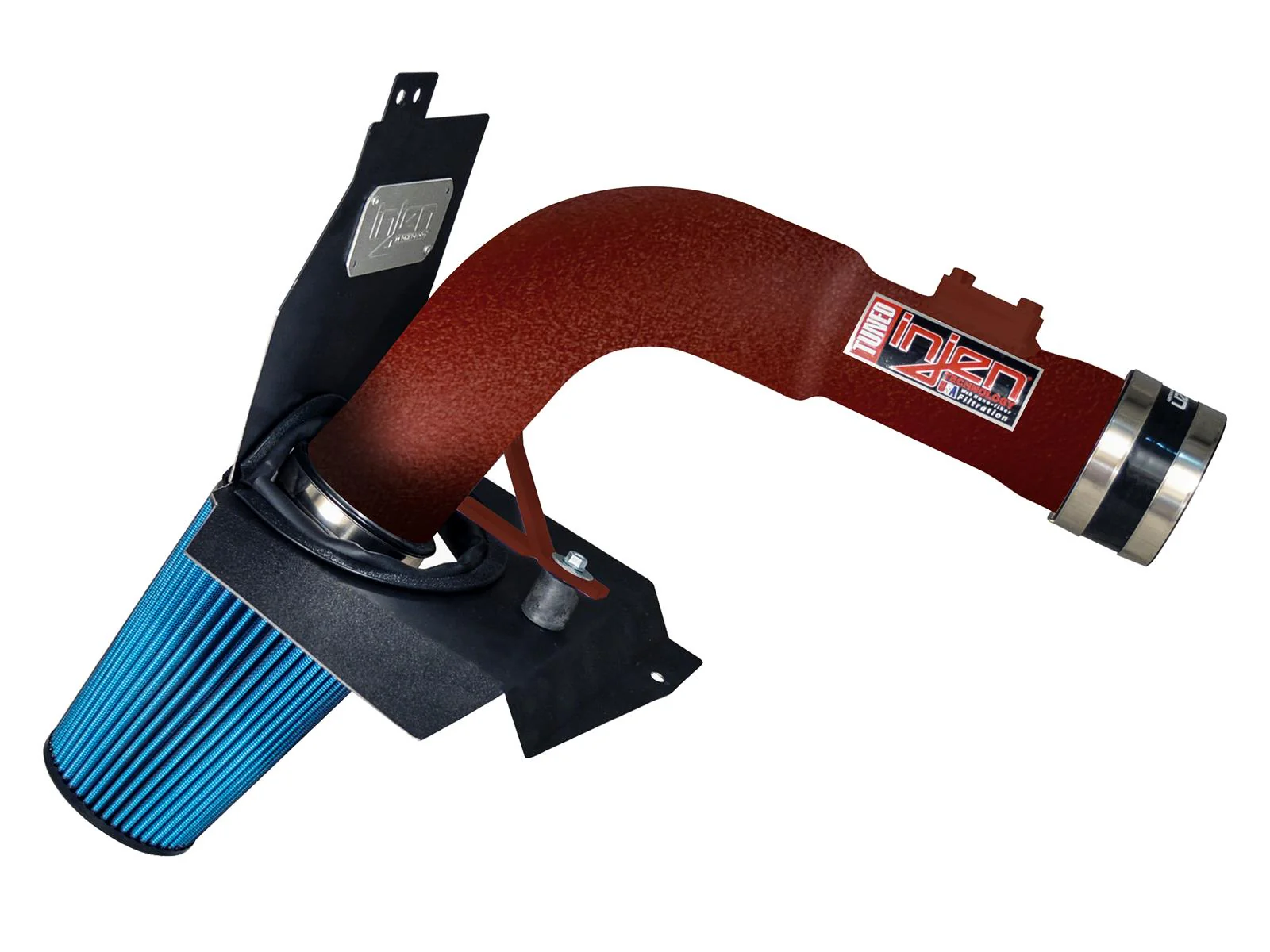 Injen Cold Air Intake Subaru Sti 2.5L Turbo (15-17) Polished / Black / Red Finish - Image 3