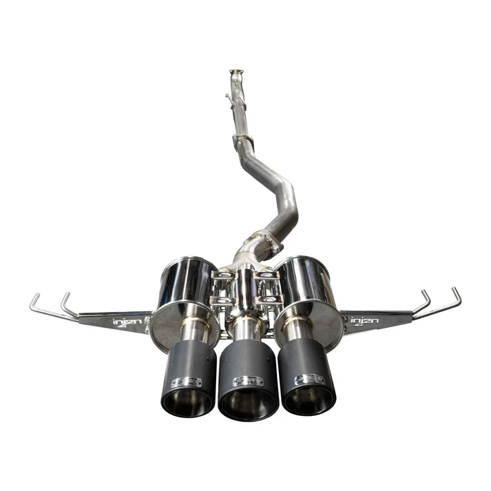 Injen Exhaust Honda Civic Type R FK8 L4-2.0L Turbo (2017-2021) Catback w/ Carbon Bolt-On Tips - SES1583CF - Image 2