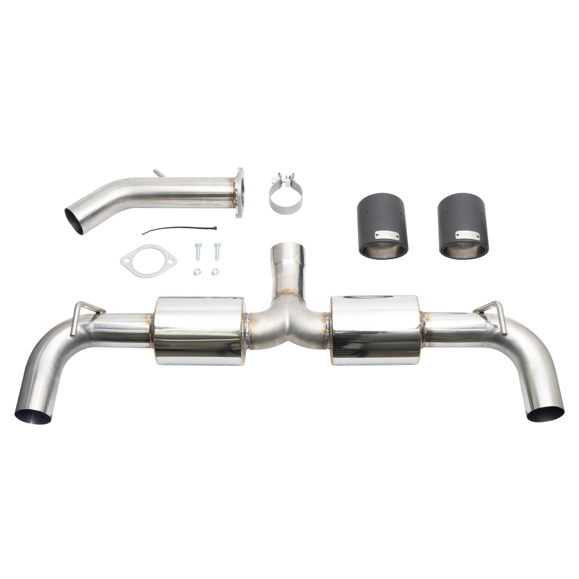Injen Exhaust Hyundai Veloster N 2.0L Turbo (2019-2020) Catback - Carbon Fiber or Burnt Titanium Tips - Image 5
