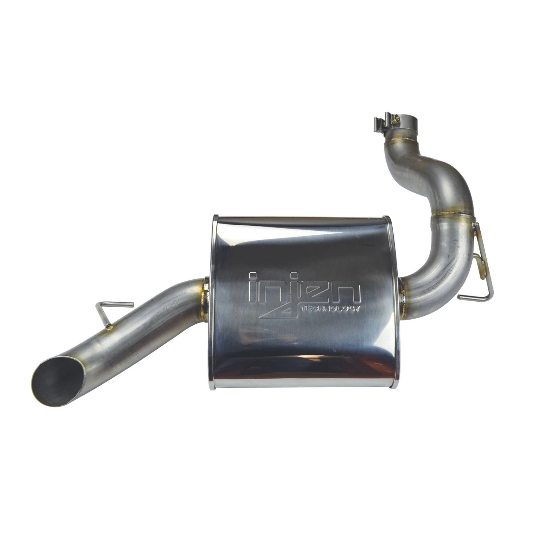 Injen Exhaust for Jeep Wrangler JL 2.0 Turbo / 3.6 V6 (2018-2025) High Tuck Muffler SES5006AB - Image 2