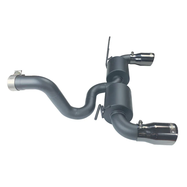 Injen Exhaust Jeep Wrangler JL 2.0L Turbo/ 3.6L V6 (2018-2024) AxleBack - Polished or Black Finished - Image 3