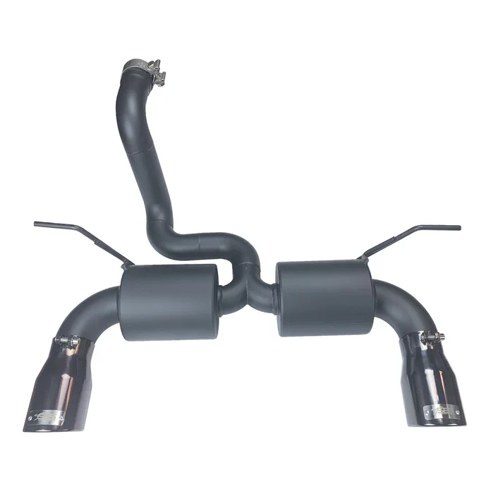Injen Exhaust Jeep Wrangler JL 2.0L Turbo/ 3.6L V6 (2018-2024) AxleBack - Polished or Black Finished - Image 4