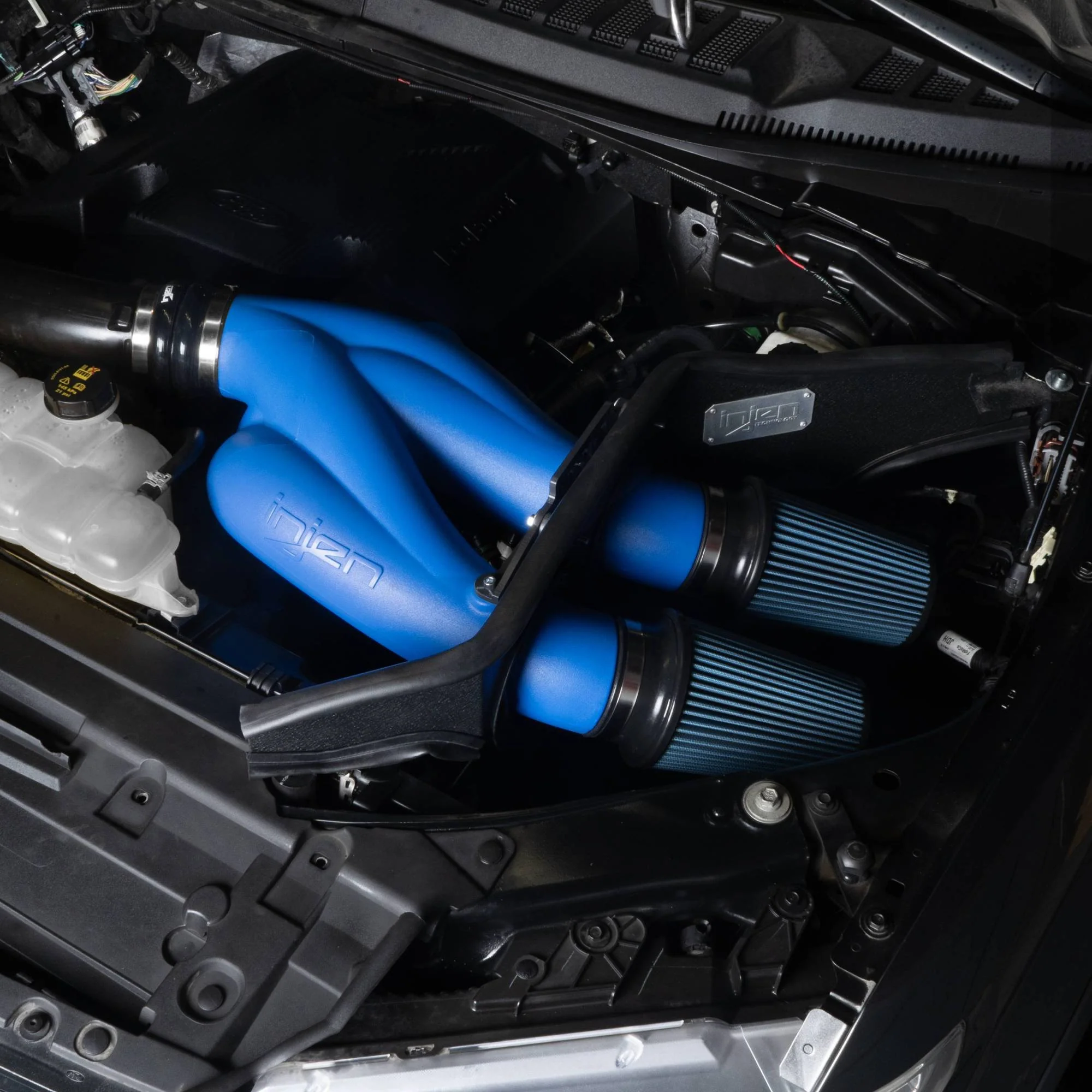 Injen PF Cold Air Intake Ford F150 Raptor V6 3.5L Turbo (2017-2025) Black / Blue / Cement
