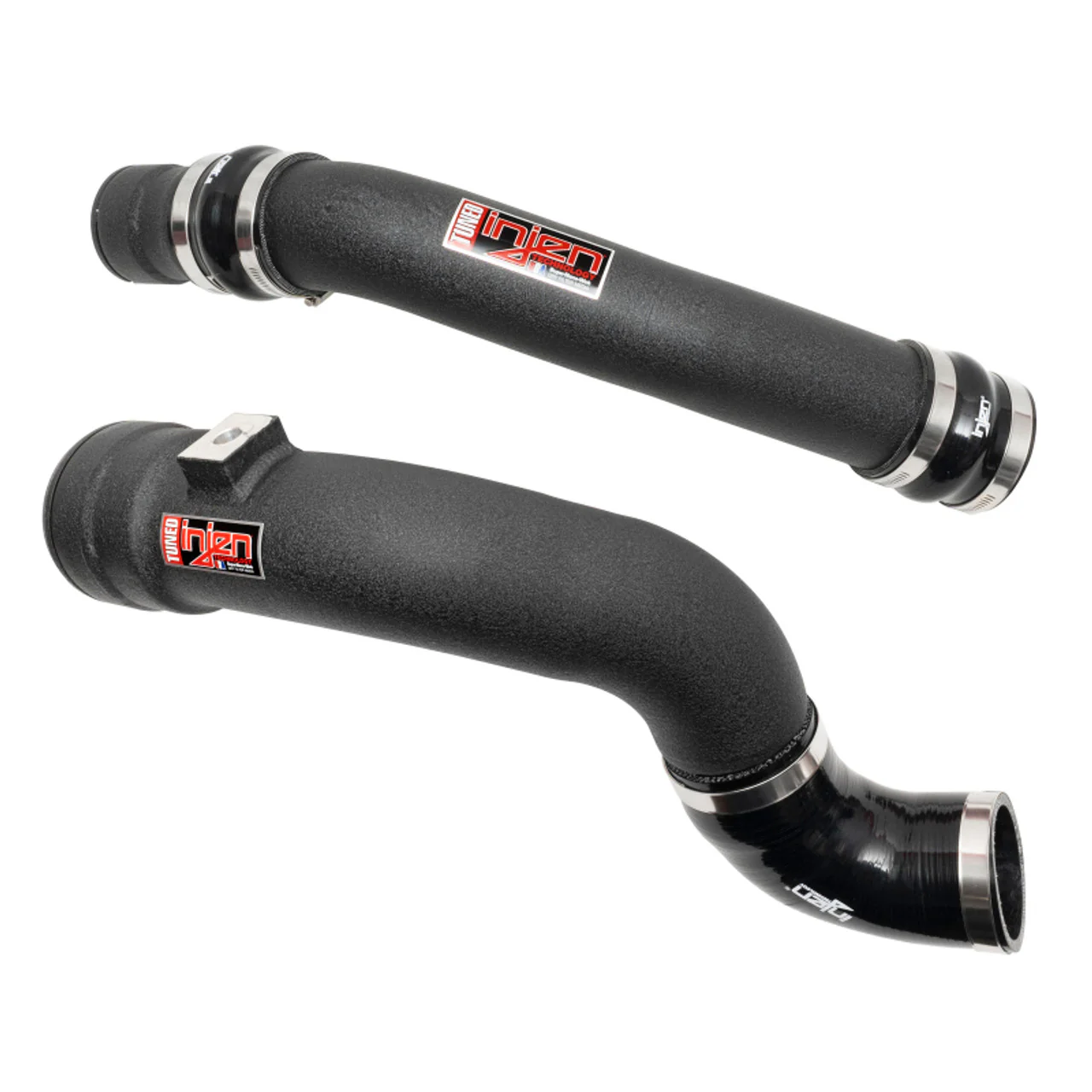 Injen SES Intercooler Pipes Ford F250 F350 F450 F550 6.7 Turbo V8 (2017-2022) Hot & Cold Side - Black / Red / Polished - Image 4