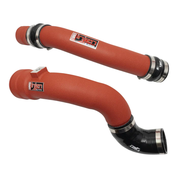 Injen SES Intercooler Pipes Ford F250 F350 F450 F550 6.7 Turbo V8 (2017-2022) Hot & Cold Side - Black / Red / Polished - Image 7
