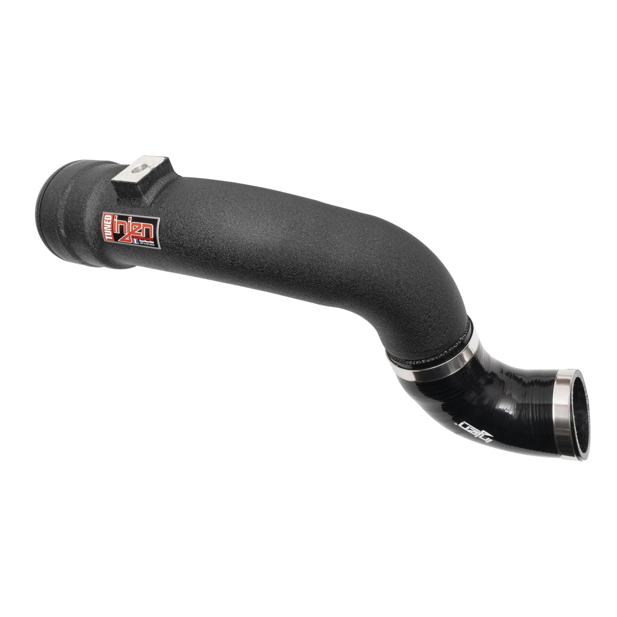 Injen SES Intercooler Piping Ford F250 / F350 / F450 / F550 6.7L V8 Super Duty (17-22) [Cold Side Only] Polished  / Wrinkle Red or Black Finish - Image 4