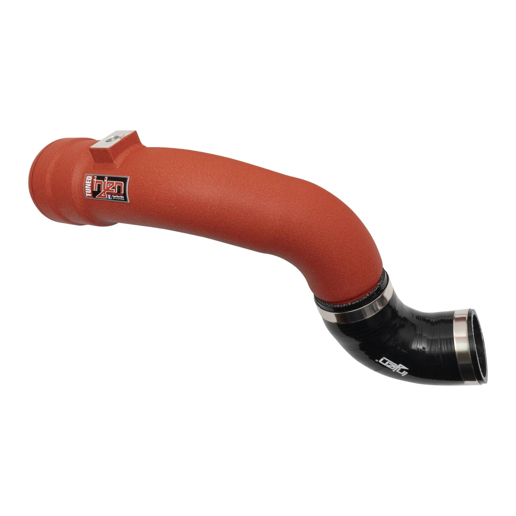 Injen SES Intercooler Piping Ford F250 / F350 / F450 / F550 6.7L V8 Super Duty (17-22) [Cold Side Only] Polished  / Wrinkle Red or Black Finish - Image 7