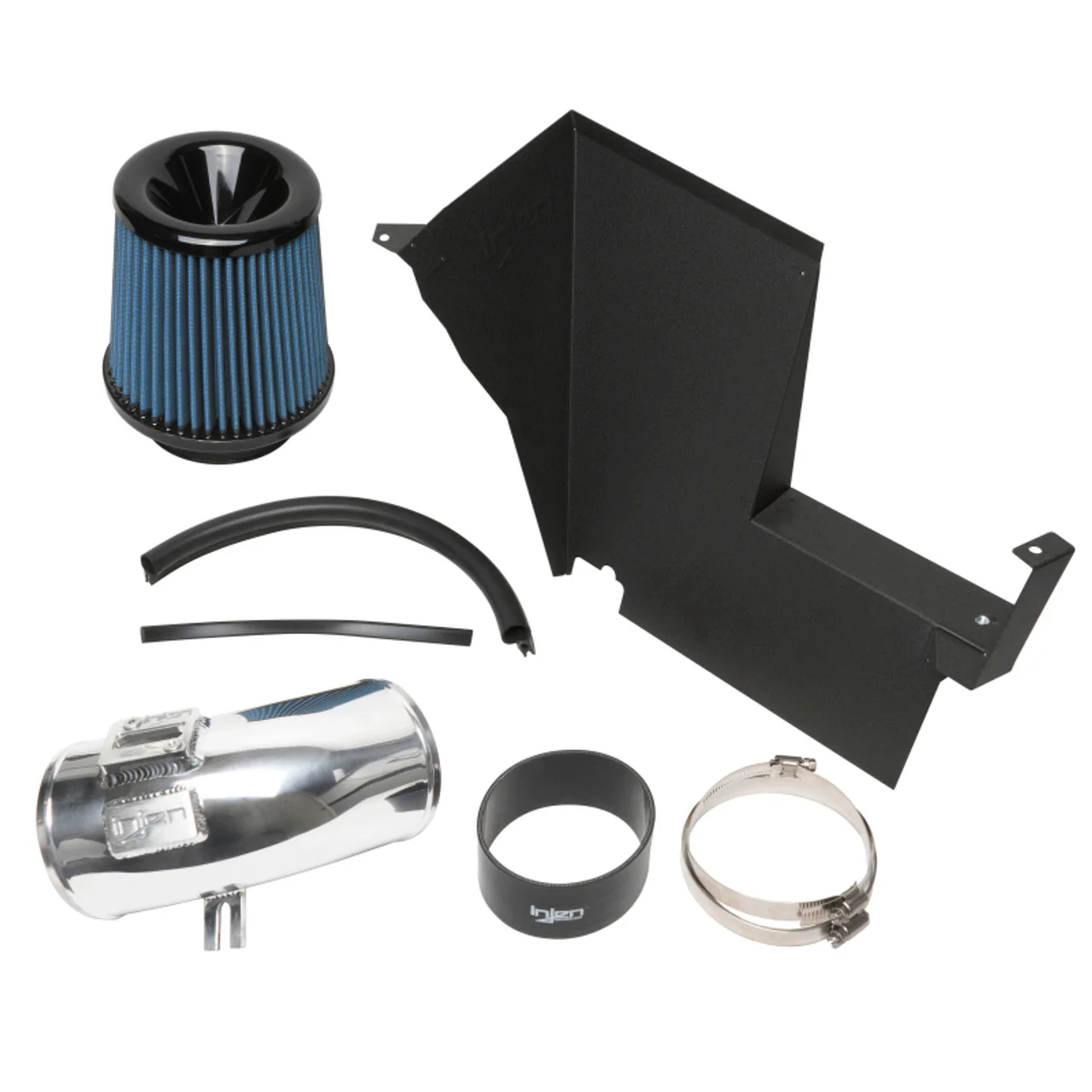Injen Short Ram Air Intake BMW M340i / M440i xDrive 3.0L Turbo Hybrid B58 (2021-2022) Polished/ Black/ Red - Image 6