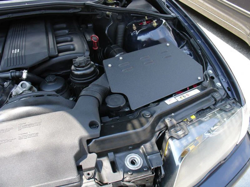 Injen Short Ram Air Intake BMW 330i E46 3.0L (01-06) Wrinkle Black - Image 2
