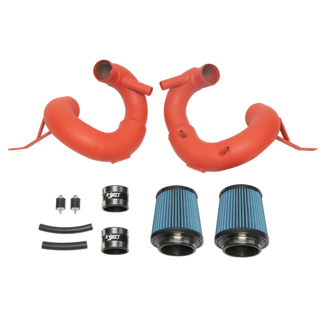 Injen Short Ram Air Intake Genesis G70 V6-3.3L Twin Turbo (2019-2021) Polished/ Black/ Red - Image 10
