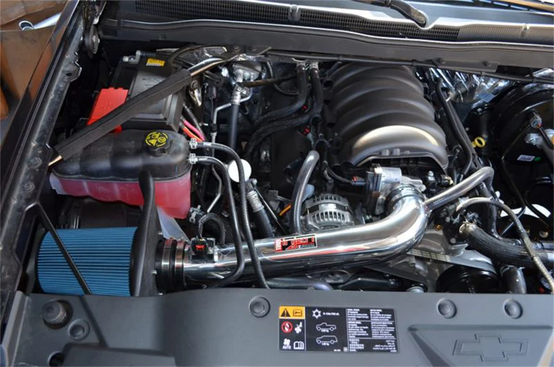 Injen Short Ram Air Intake GMC Sierra 1500 V8 5.3L / 6.2L (15-17) Polished or Black - Image 3