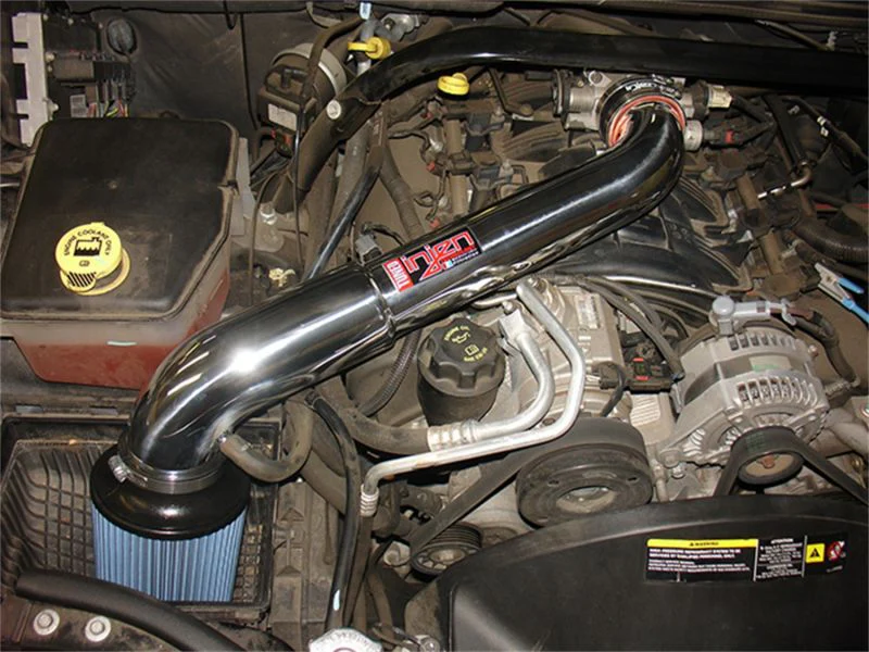 Injen Short Ram Air Intake Jeep Grand Cherokee WK V8-4.7L (05-09) Polished or Black - Image 3