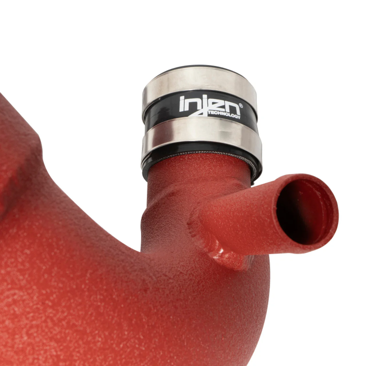 Injen Short Ram Air Intake Kia Stinger 2.0L Turbo (2018-2021) Polished/ Red/ Black - Image 4