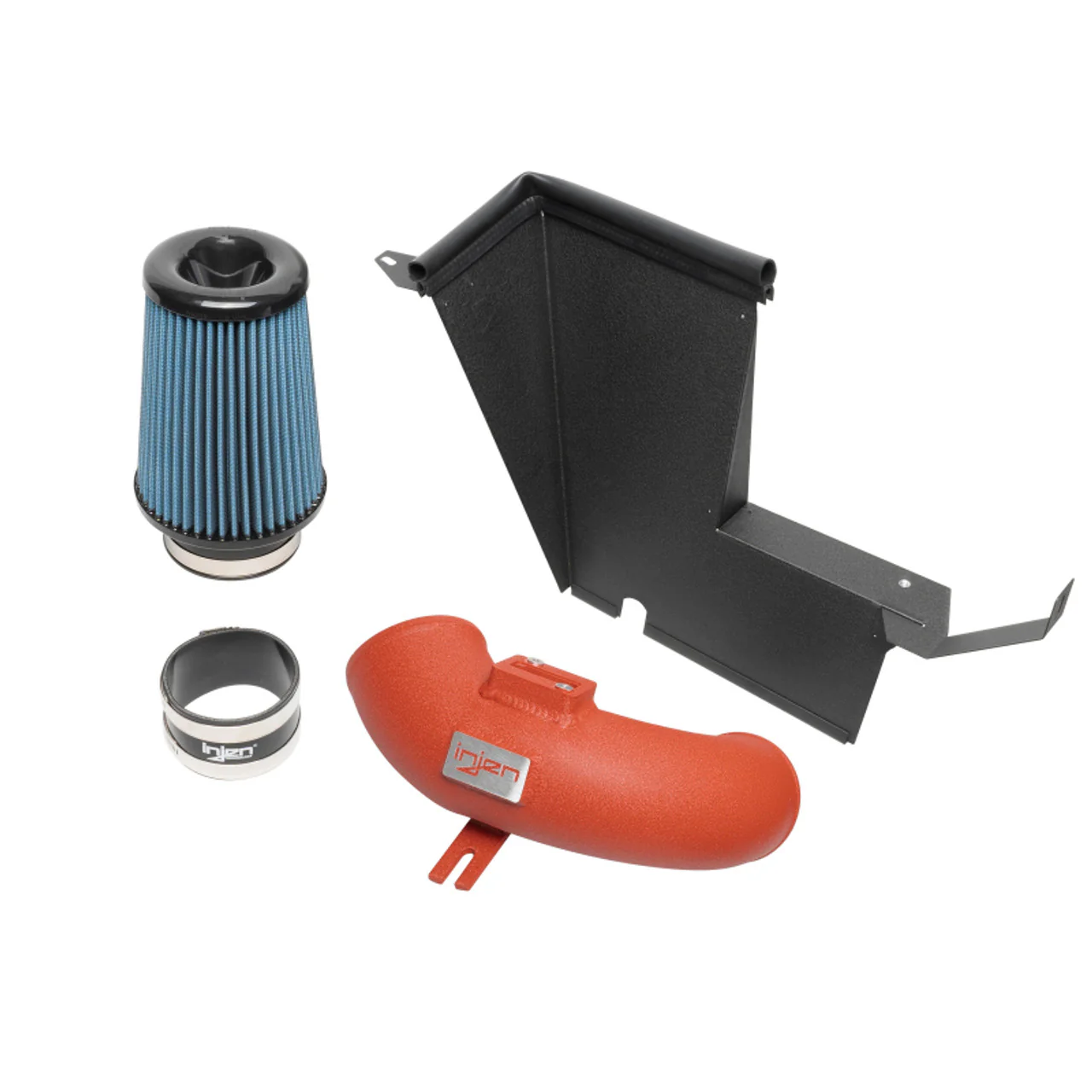Injen SP Cold Air Intake Toyota Supra 2.0L Turbo (2021-2022) Polished/ Black/ Red - Image 3