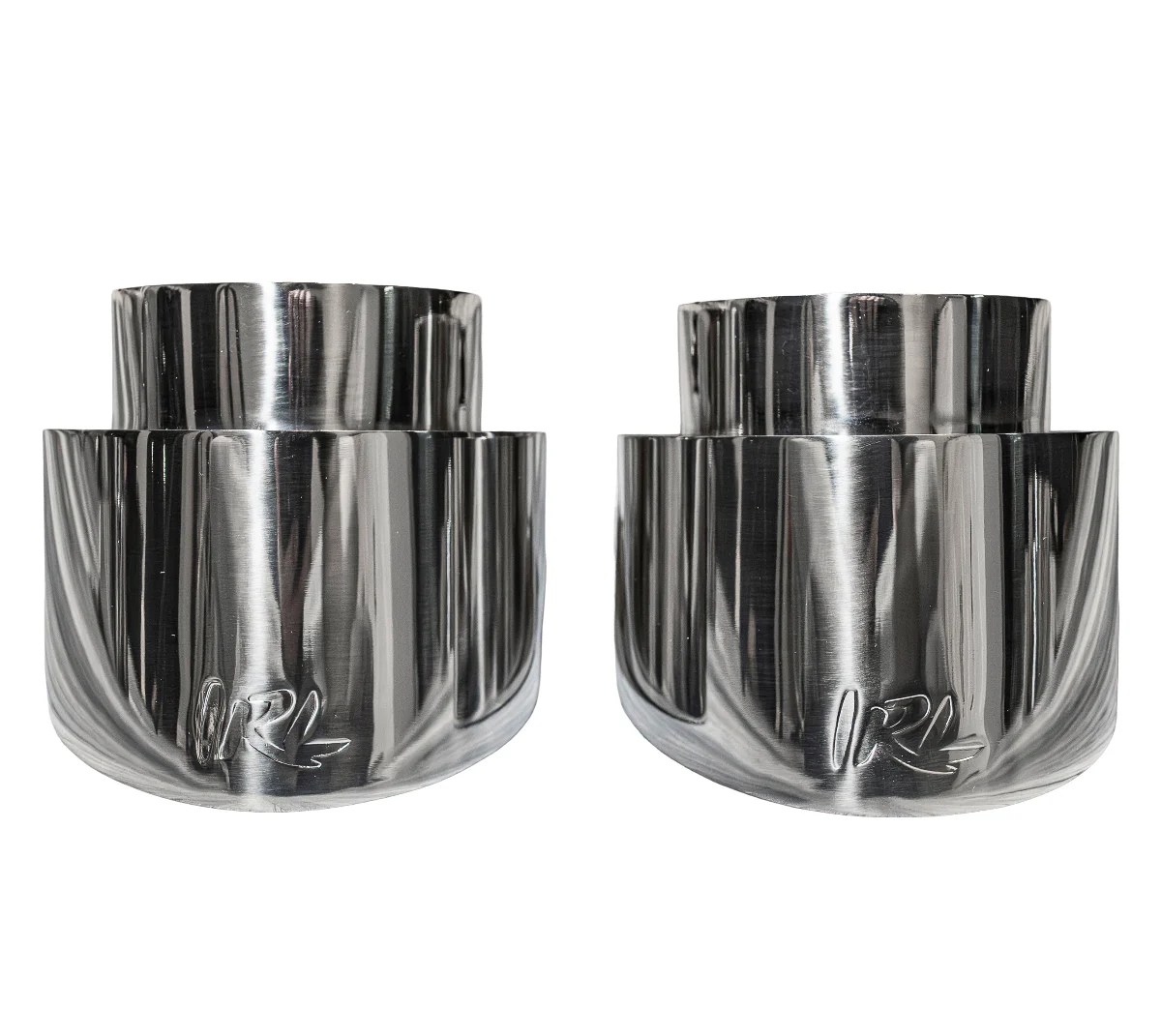 IRL 4.5" Slant Cut Exhaust Tips BMW G87 M2 / G80 G81 M3 / G82 G83 M4 (2021-2025) Set of 4, Clamp-On OEM Replacement - Image 3