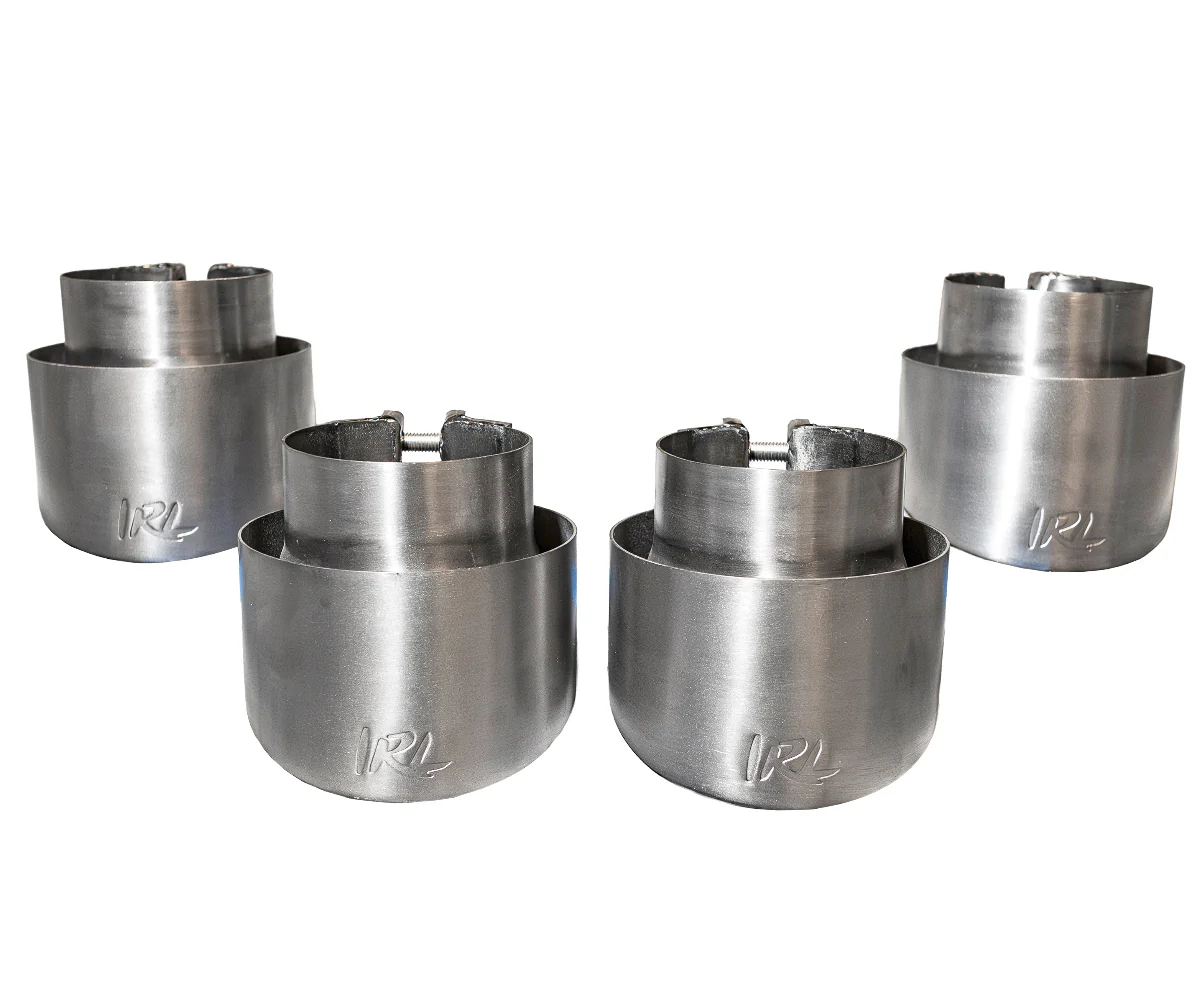 IRL 4.5" Slant Cut Exhaust Tips BMW G87 M2 / G80 G81 M3 / G82 G83 M4 (2021-2025) Set of 4, Clamp-On OEM Replacement - Image 5