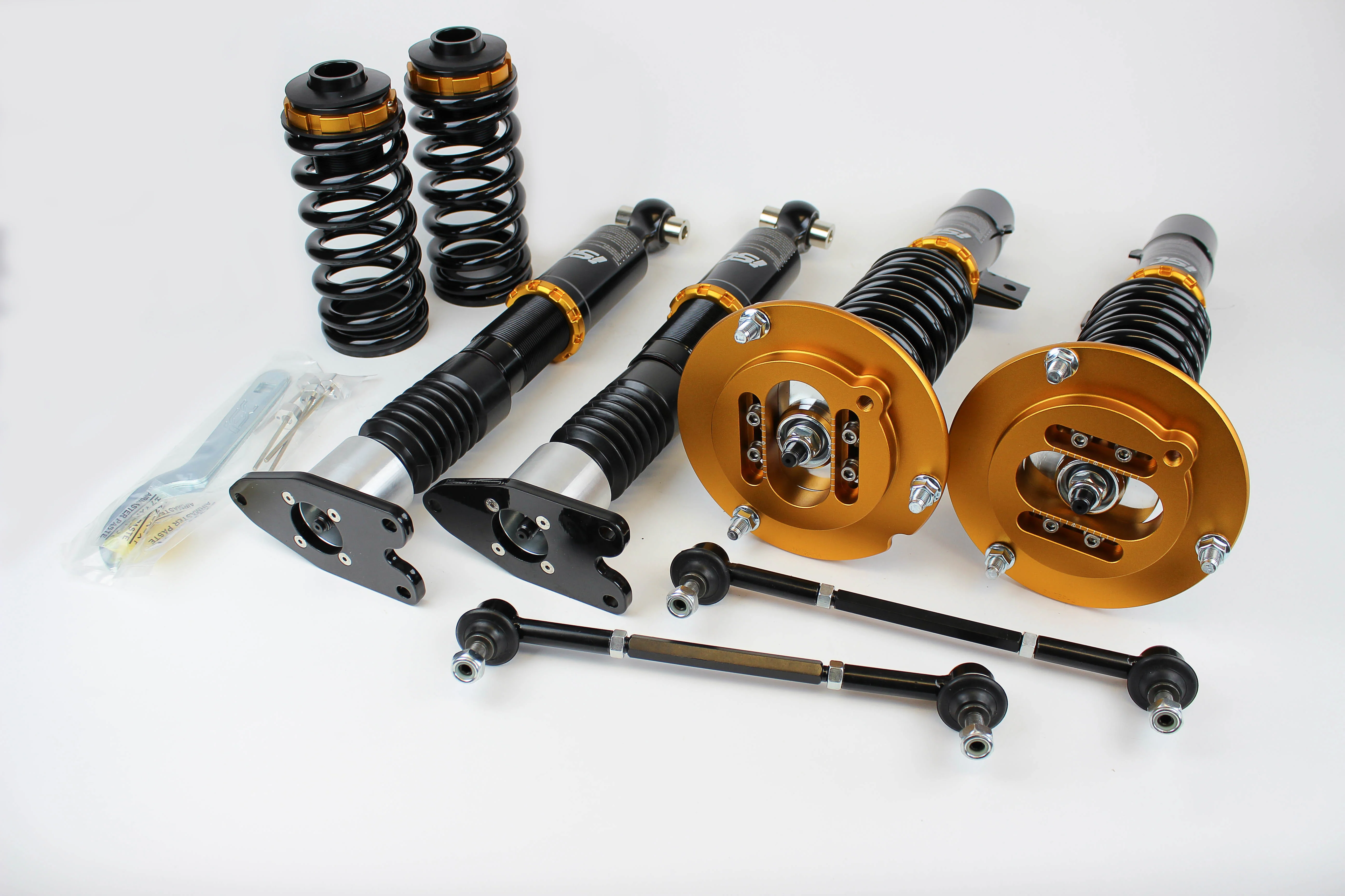 ISC N1 V2 Coilovers BMW 5 Series F10 RWD (11-16) w/ Front Camber Plates - Street Sport or Track/Race
