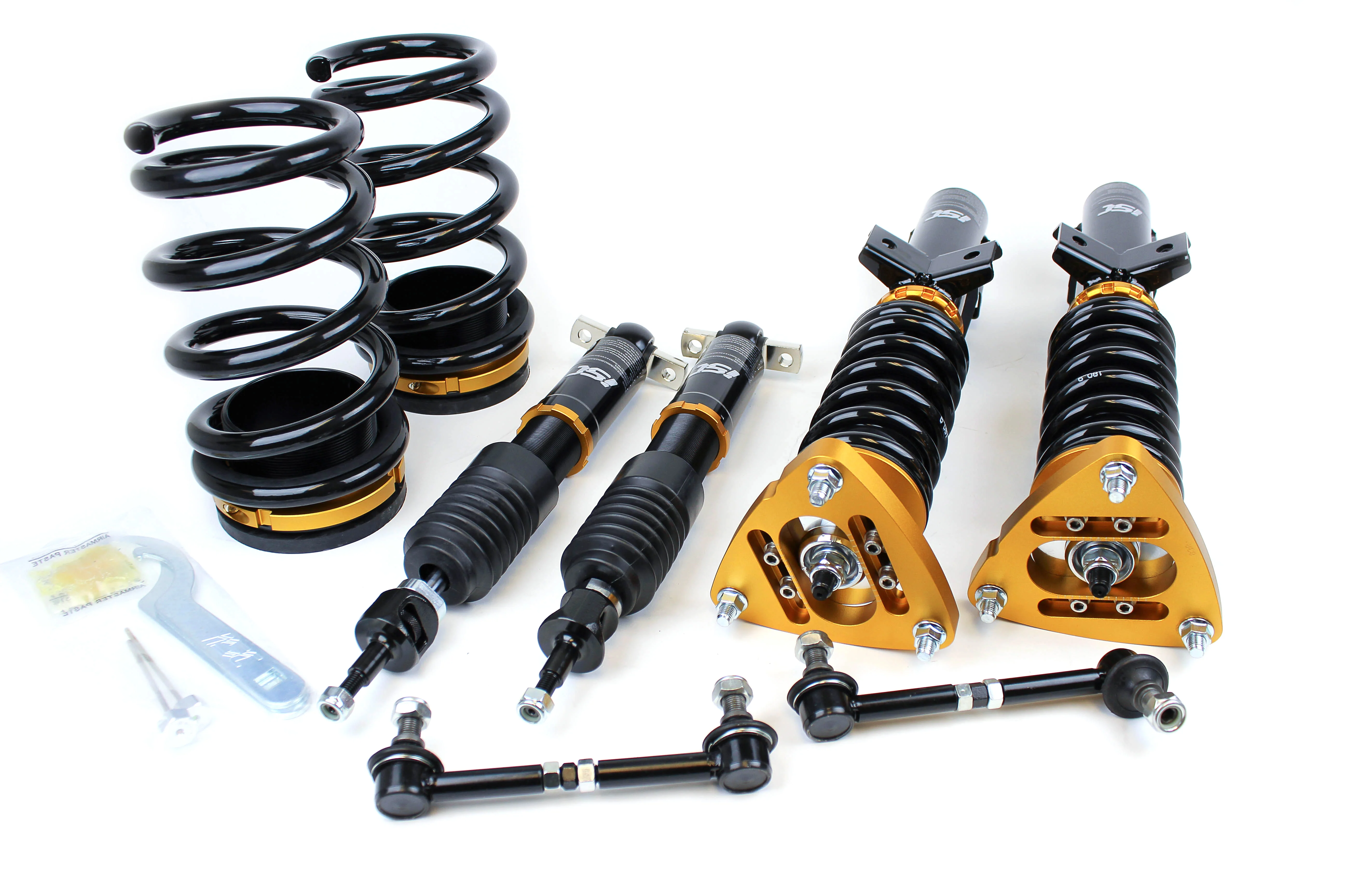 ISC N1 V2 Coilovers Ford Mustang S550 (2015-2023) w/ Front Camber Plates - Street Sport or Track/Race