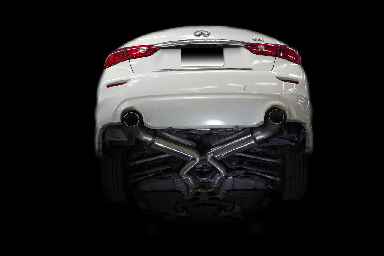 ISR Exhaust Infiniti Q50 Sedan (2014-2021) ST Series Dual Muffler - Image 2