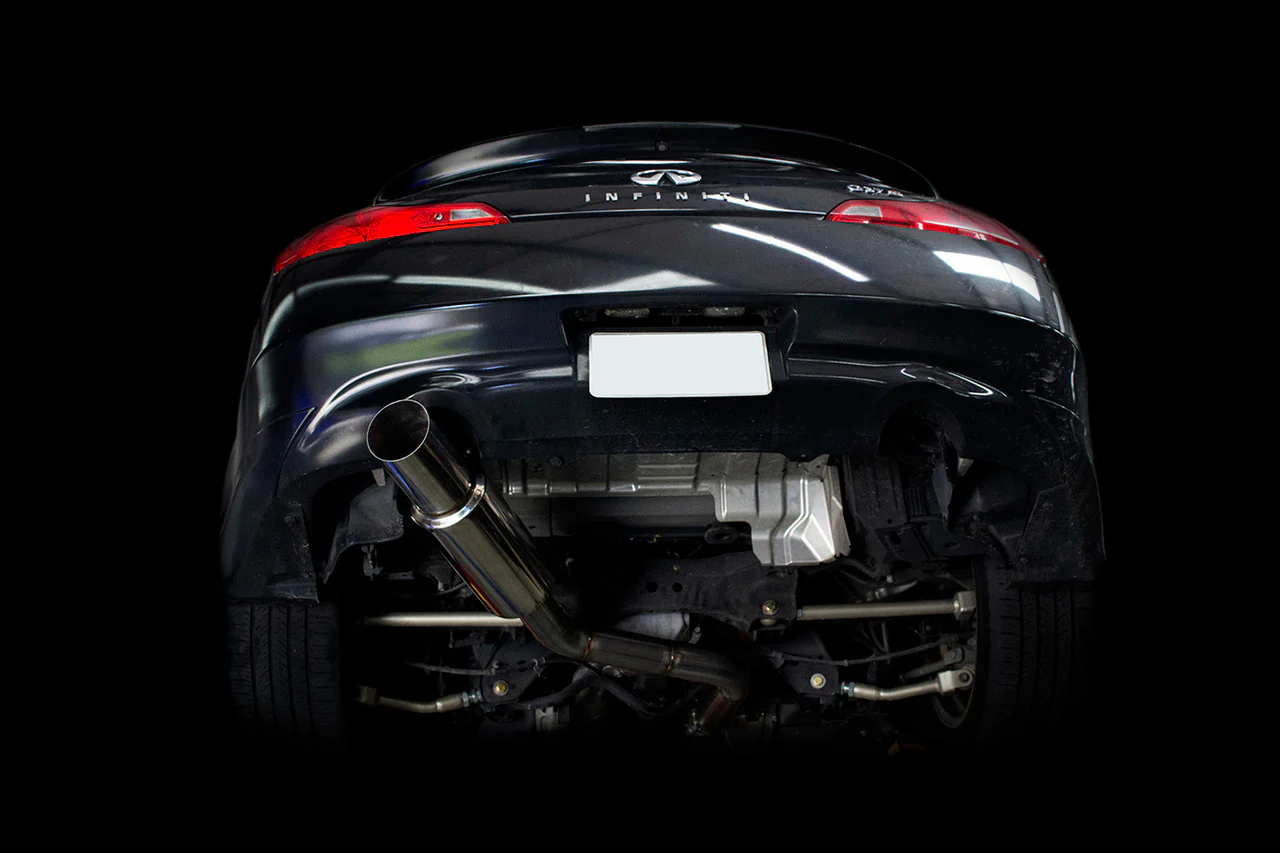 ISR Exhaust Infiniti Q60 Coupe RWD (2014-2015) GT Single Muffler Exit Catback - IS-GT-G37C - Image 4