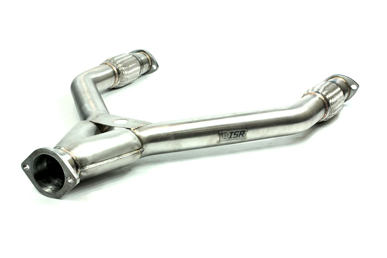 ISR Y-Pipe Exhaust Infiniti Q60 3.7L RWD (14-15) 2.5" piping steps to 3" - Image 2