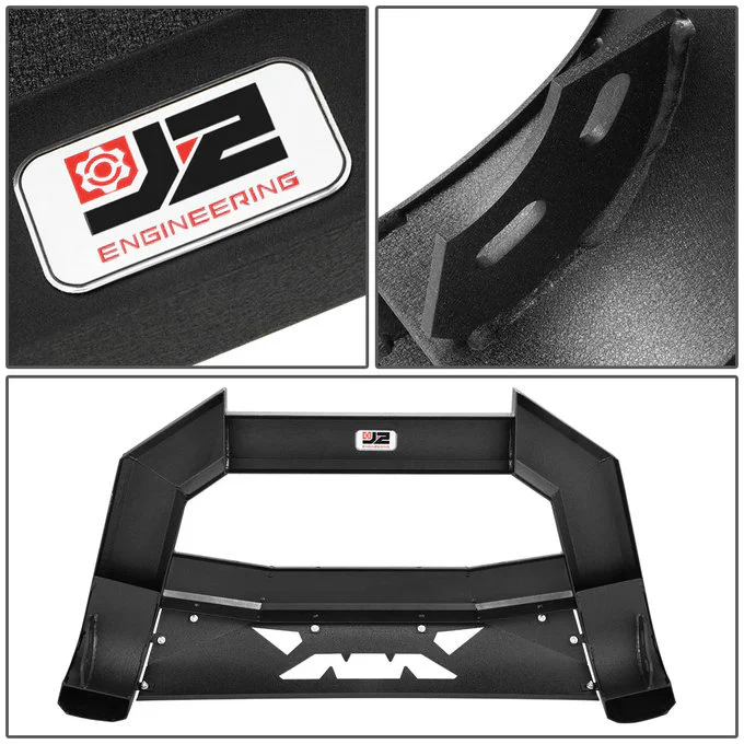 J2 Engineering Bull Bar for Dodge Ram (2009-2010) Ram 1500 (2011-2022) Bat Face / Diagonal Slat / Tubular Design - Image 5