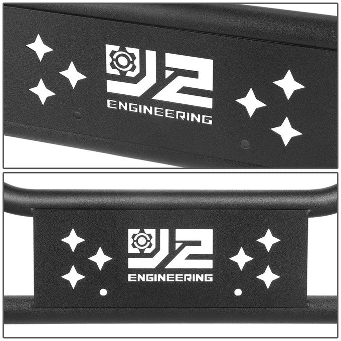 J2 Engineering Bull Bar for Dodge Ram (2009-2010) Ram 1500 (2011-2022) Bat Face / Diagonal Slat / Tubular Design - Image 8