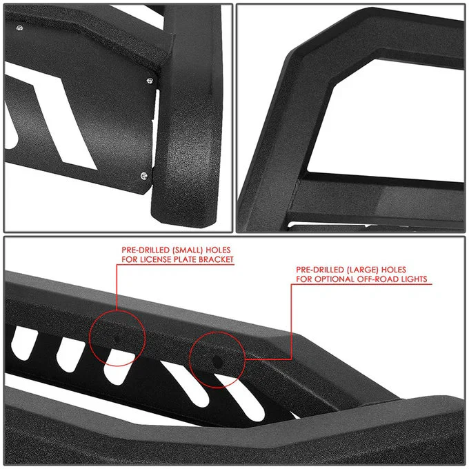 J2 Engineering Bull Bar for Ford F250 / F350 / F450 / F550 Super Duty (1999-2007) Bat Face / Diagonal Slat / Tubular Design - Image 16
